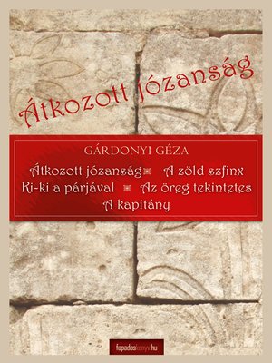 cover image of Átkozott józanság